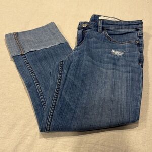 Anthropologie Pilcro HYPHEN cuffed Jeans size 26